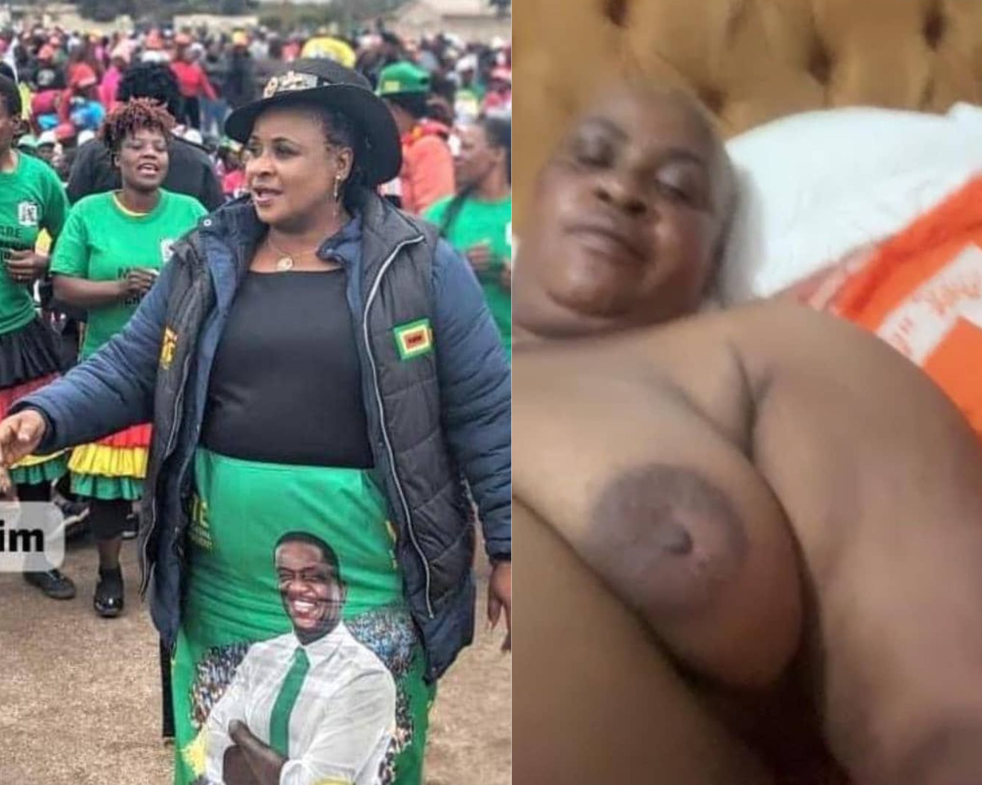 ZANU PF Chairperson Accidentally Leaks Naked Photos - Naughty ZA