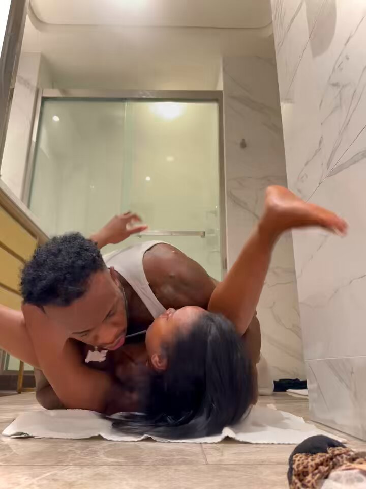 Fucking her on the floor