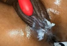 Making herself cum