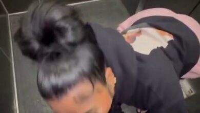 Sucking dick in elevator