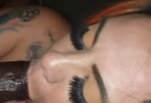 Throat hugs his dick