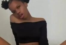 TikTok influencer popping pussy