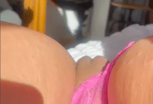 Pretty pussy with cum