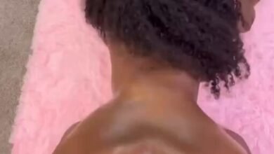 Ebony girl bounces on dick