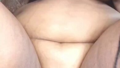 She shows her wet pussy