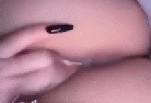 Fingering herself