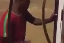 Guy caught on camera masturbating