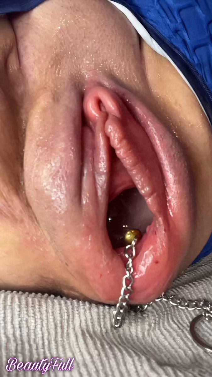 Pussy pushing out out ball