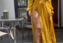 Xoli Mfeka shows her boobs