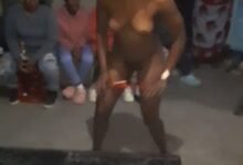 Young Zodwa Mazingelele takes off her panties
