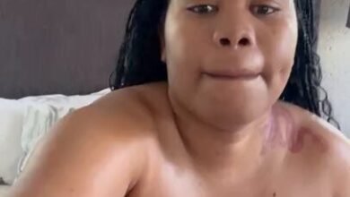 Xoli Mfeka with her dildo